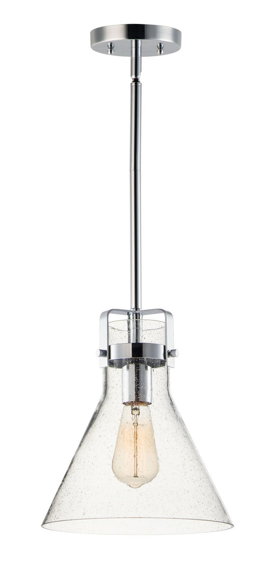 Seafarer 10" x 56" Polished Chrome Single Pendant with 1 Light - (Steel material) - 783209213791