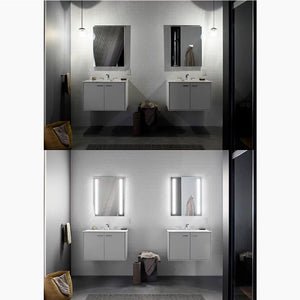 Verdera Mirrored Single Door Lighted Medicine Cabinet (20' x 30' x 5.19')