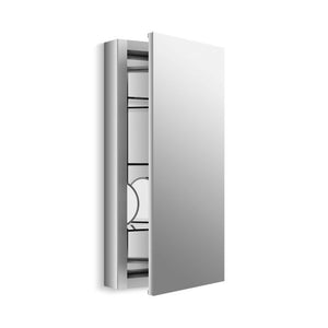 Verdera Mirrored Single Door Medicine Cabinet (15' x 30' x 4.75')