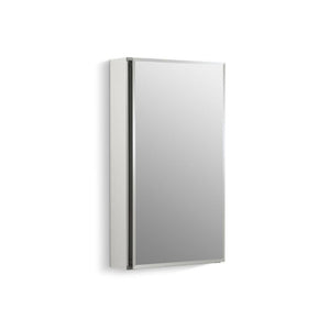 Mirrored Single Door Medicine Cabinet (15' x 26' x 4.81')