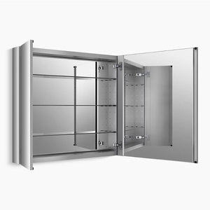 Verdera Mirrored Double Door Medicine Cabinet (34' x 30' x 4.75')