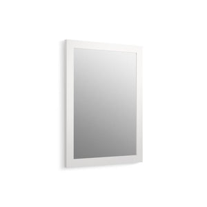 Tresham Linen White Framed Mirror (23.5' x 32' x 1')