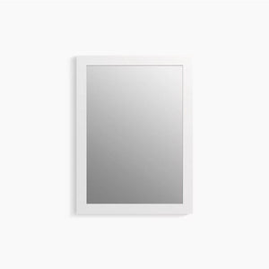 Tresham Linen White Framed Mirror (23.5' x 32' x 1')