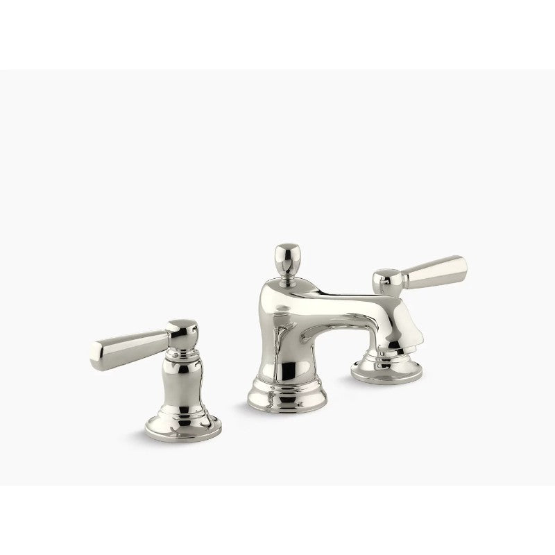 Bancroft Two-Handle Widespread Bathroom Faucet in Vibrant Polished Nickel