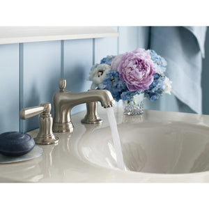 Bancroft Two-Handle Widespread Bathroom Faucet in Vibrant Polished Nickel