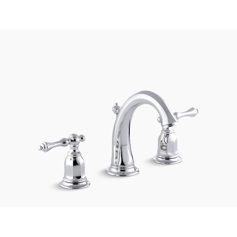 Kelston Two-Handle Widespread Bathroom Faucet in Polished Chrome