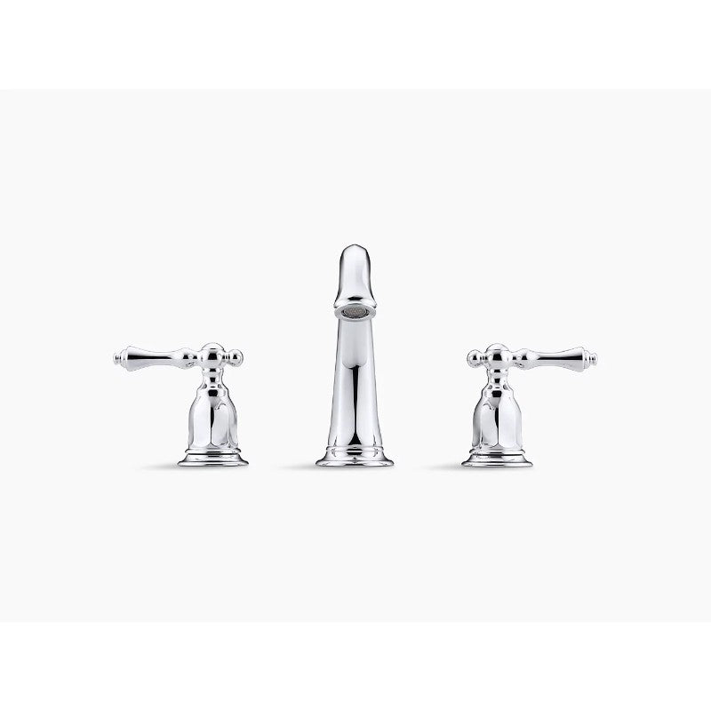 Kelston Two-Handle Widespread Bathroom Faucet in Polished Chrome