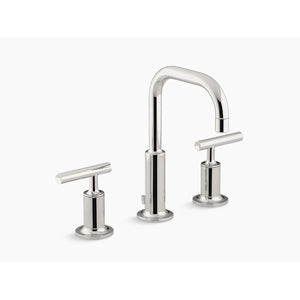 Purist Two-Handle Widespread Bathroom Faucet in Vibrant Polished Nickel