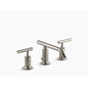 Purist Two-Handle Widespread Bathroom Faucet in Vibrant Brushed Nickel