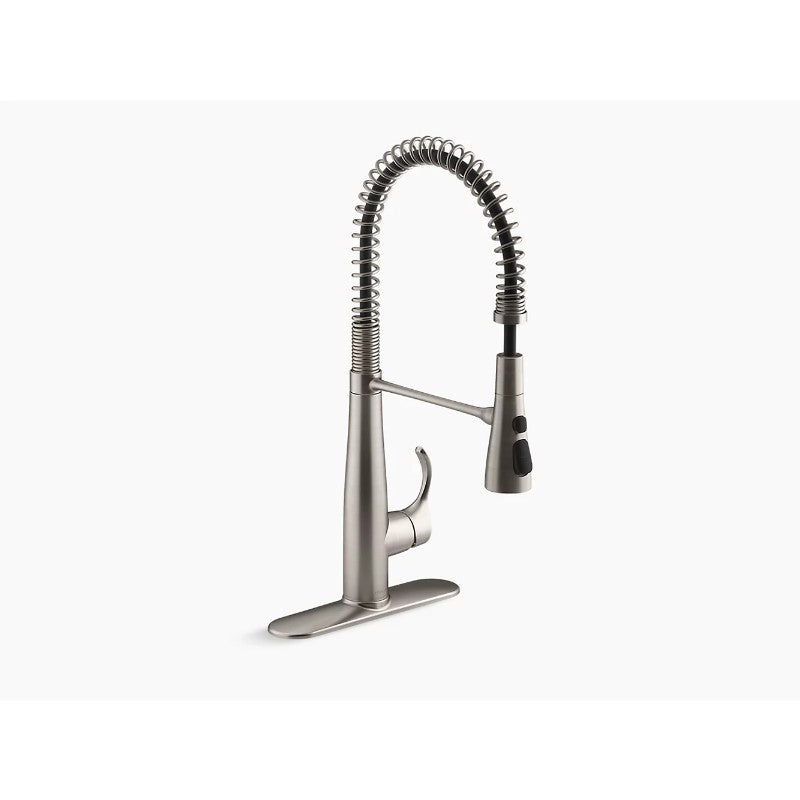 Simplice Single-Handle Pre-Rinse Kitchen Faucet in Vibrant Stainless