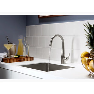 Simplice Bar Kitchen Faucet in Vibrant Stainless