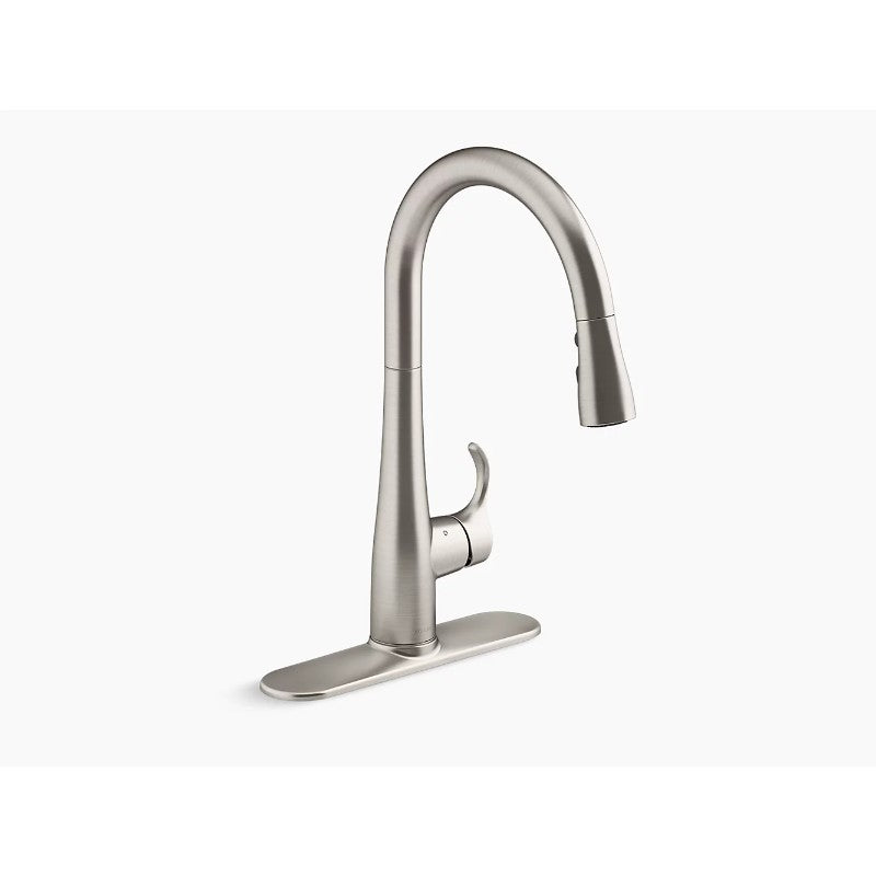 Simplice Pull-Down 16.56' Kitchen Faucet in Vibrant Stainless