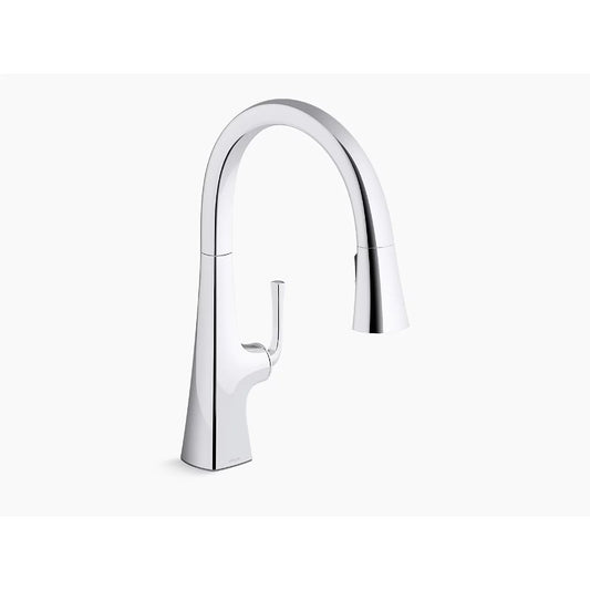 Graze Pull-Down Kitchen Faucet in Polished Chrome
