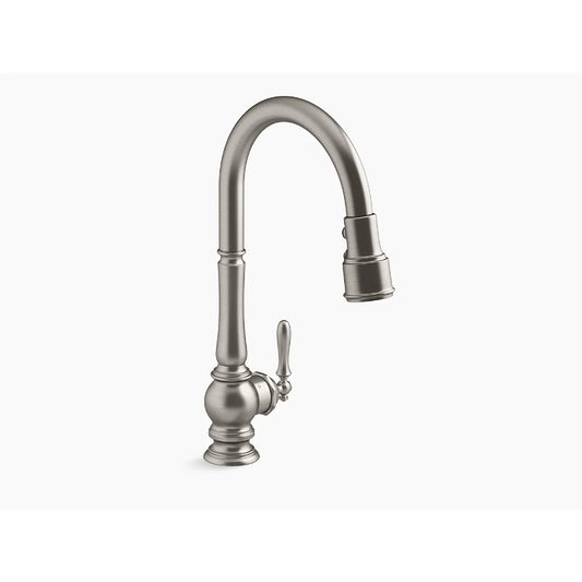 Artifacts Pull-Down Touchless Kitchen Faucet in Vibrant Stainless