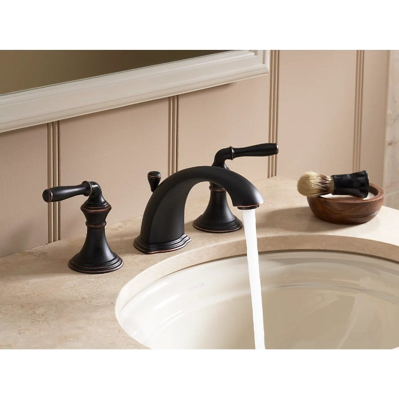 Devonshire Two-Handle Widespread Bathroom Faucet in Polished Chrome