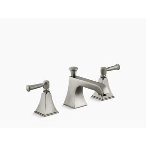 Memoirs Stately Lever Handle Widespread Bathroom Faucet in Vibrant Brushed Nickel