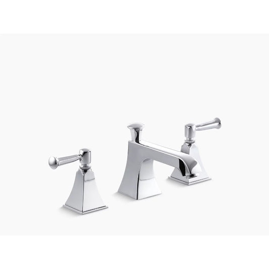 Memoirs Stately Lever Handle Widespread Bathroom Faucet in Polished Chrome