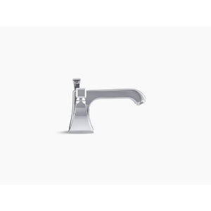 Memoirs Stately Deco Lever Handle Widespread Bathroom Faucet in Polished Chrome