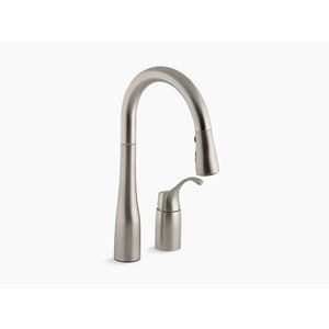 Simplice Pull-Down 14.75' Kitchen Faucet in Vibrant Stainless