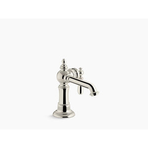 Artifacts Single-Handle Bathroom Faucet in Vibrant Polished Nickel