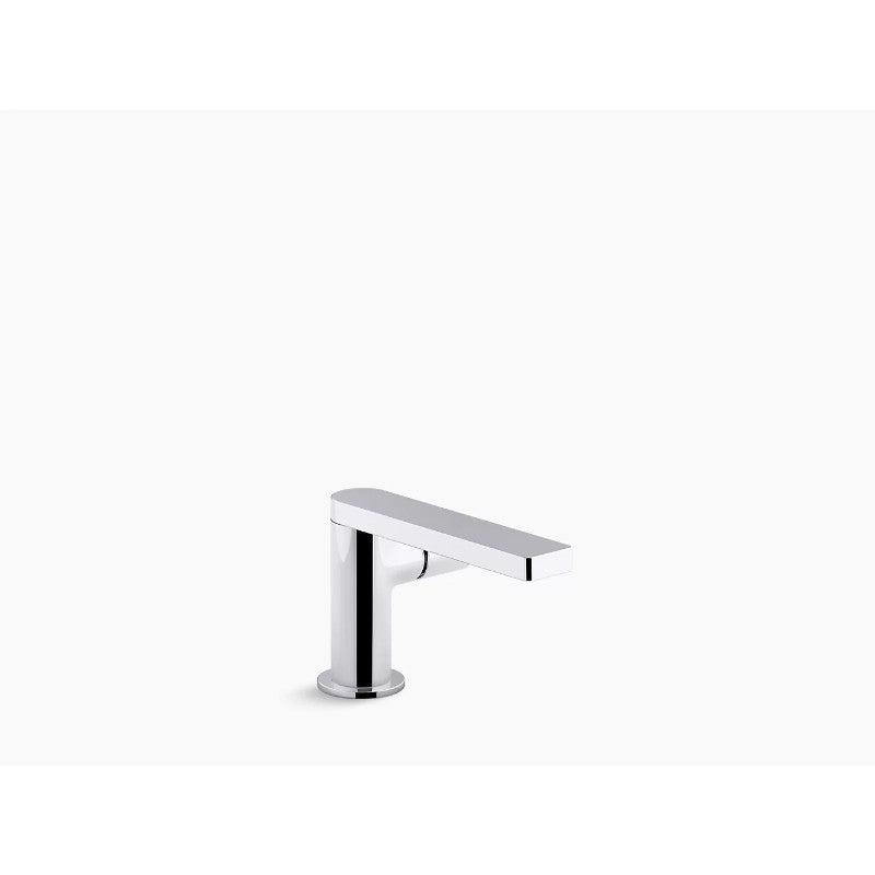 Composed Single Pure Handle Bathroom Faucet in Polished Chrome