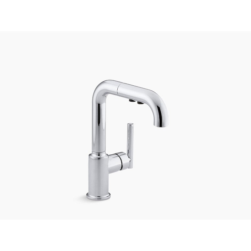 Purist Pull-Out 9.88' Kitchen Faucet in Polished Chrome