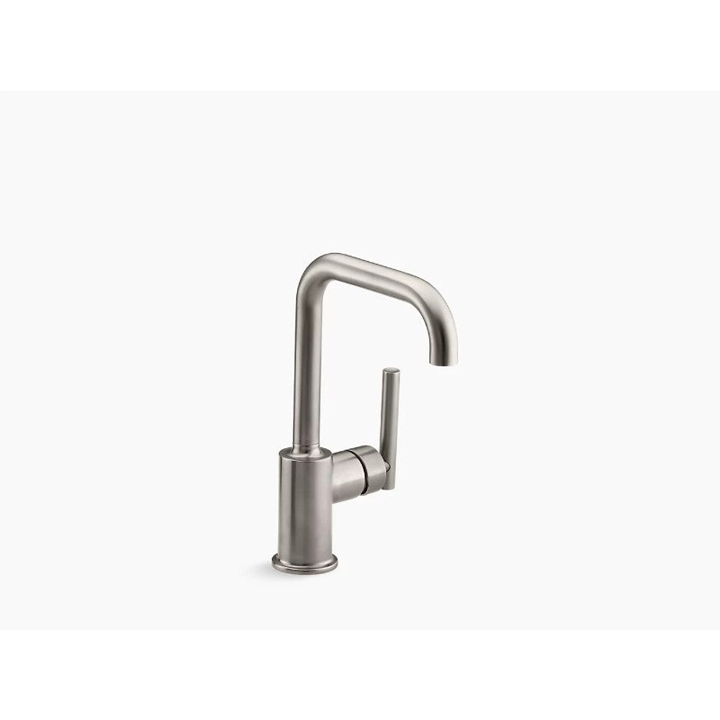 Purist Single-Handle Kitchen Faucet in Vibrant Stainless