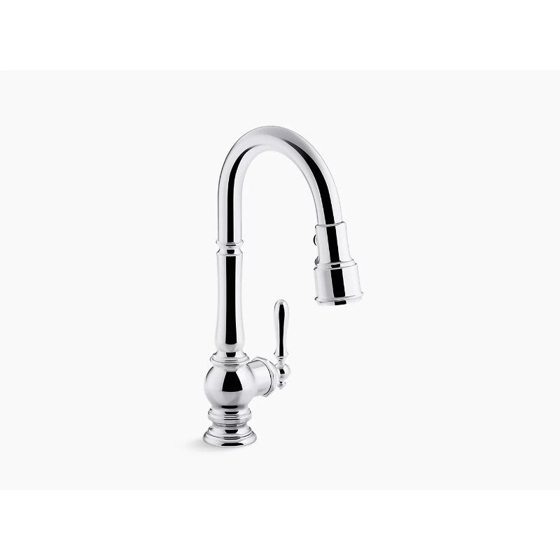 Artifacts Pull-Down 16' Kitchen Faucet in Polished Chrome