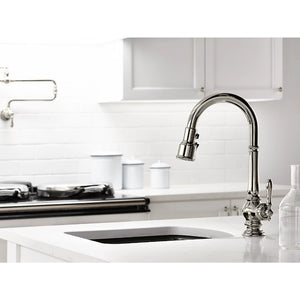 Artifacts Pull-Down 16' Kitchen Faucet in Vibrant Stainless