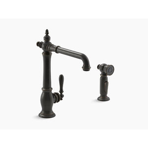 Artifacts Single-Handle 13.5' Kitchen Faucet in Oil-Rubbed Bronze