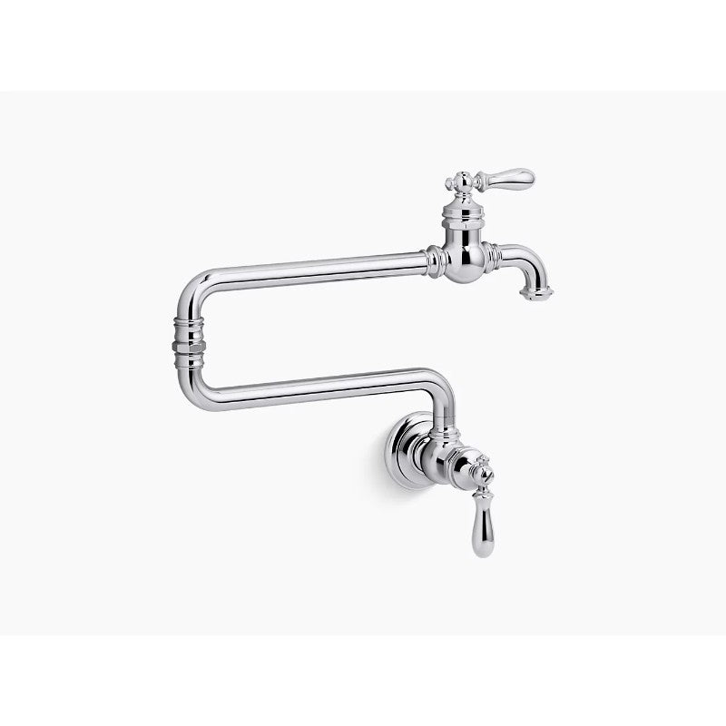 Artifacts Pot Filler Kitchen Faucet in Polished Chrome