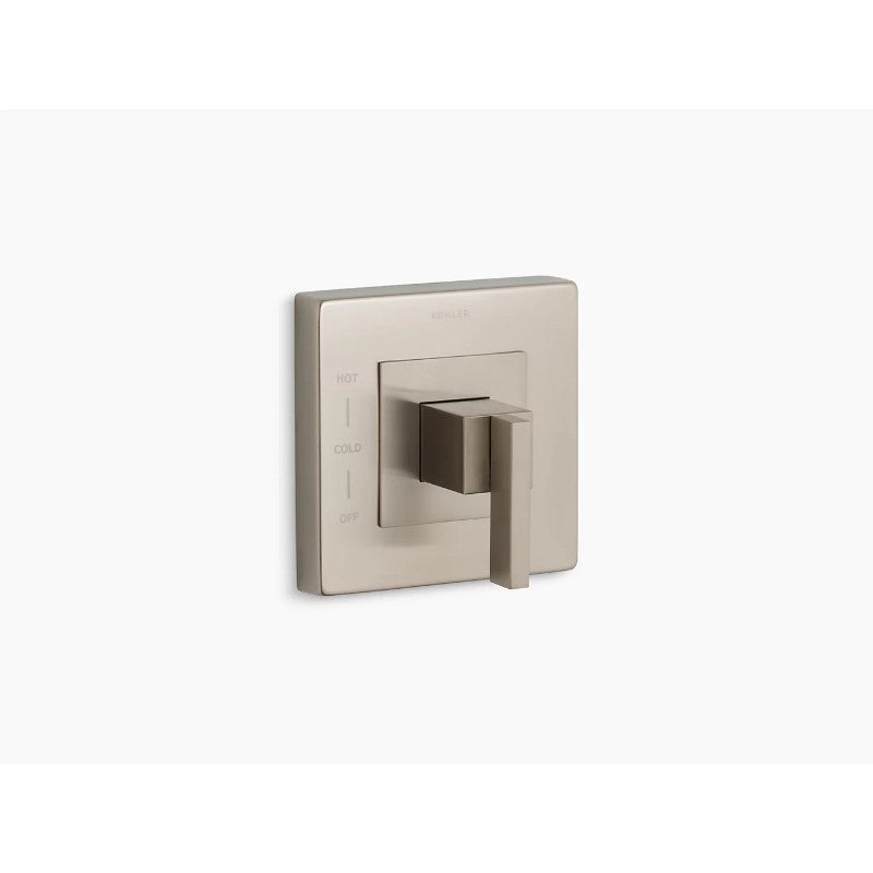 Loure Shower Control Trim in Vibrant Brushed Nickel
