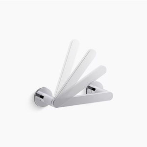Composed 8' Toilet Paper Holder in Polished Chrome