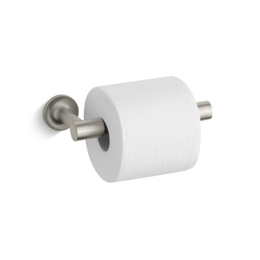 Purist 8.19" Toilet Paper Holder in Vibrant Brushed Nickel