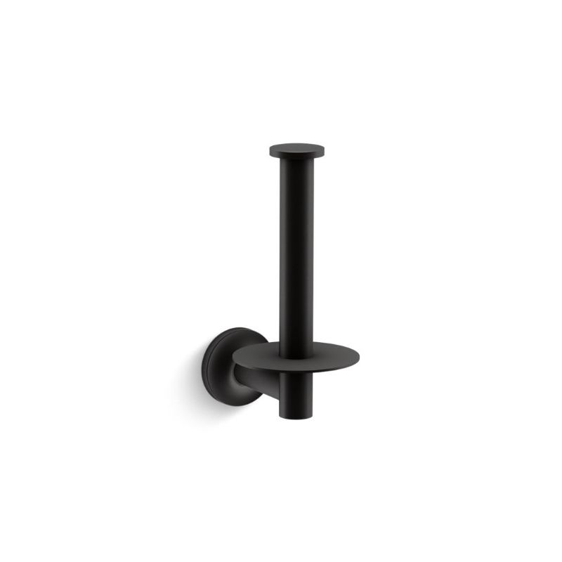 Purist 4.31' Toilet Paper Holder in Matte Black