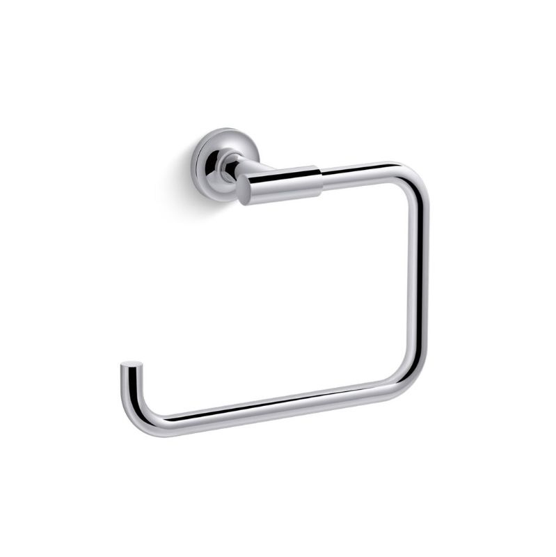 Purist 8.88' Towel Ring in Polished Chrome