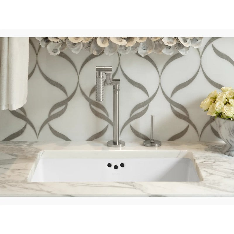 Kathryn 15.63' x 23.88' x 6.25' Vitreous China Undermount Bathroom Sink in White