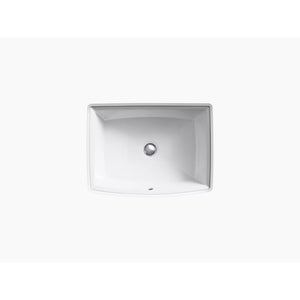 Archer 15.31' x 19.88' x 7.5' Vitreous China Undermount Bathroom Sink in White