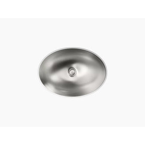 Rhythm 15.25' x 23.13' x 6.25' Stainless Steel Undermount Bathroom Sink in Satin