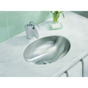Rhythm 15.25' x 23.13' x 6.25' Stainless Steel Undermount Bathroom Sink in Satin