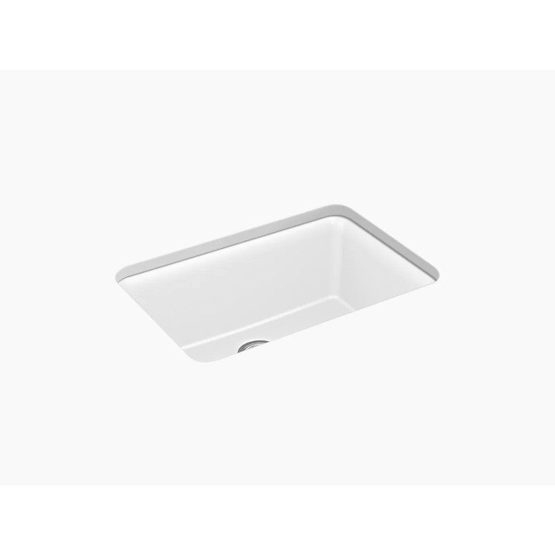 Cairn 18.31' x 27.5' x 10.19' Neoroc Single Basin Undermount Kitchen Sink in Matte White