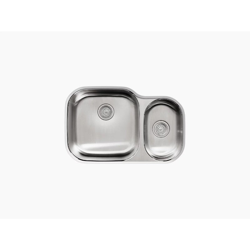 Undertone 20.13' x 30.75' x 9.63' Stainless Steel Double Basin Undermount Kitchen Sink