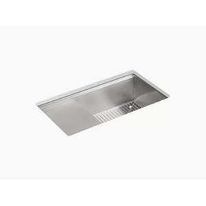 Stages 18.5' x 33' x 9.81' Stainless Steel Single Basin Undermount Kitchen Sink