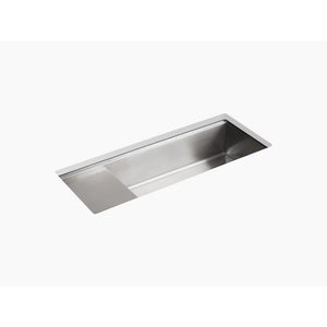 Stages 18.5' x 48' x 9.81' Stainless Steel Single Basin Undermount Kitchen Sink
