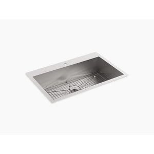 Vault 22' x 33' x 9.31' Stainless Steel Single Basin Dual-Mount Kitchen Sink