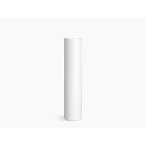 Veer 7' x 6.56' x 29' Vitreous China Pedestal Leg in White