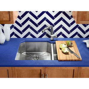 Strive 20.25' x 35.5' x 9.31' Stainless Steel Double Basin Undermount Kitchen Sink