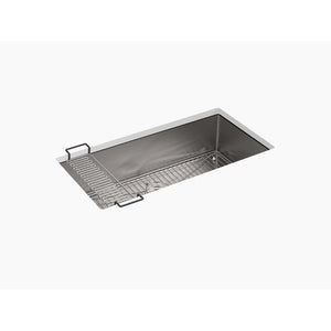 Strive 18.31' x 35' x 9.31' Stainless Steel Single Basin Undermount Kitchen Sink