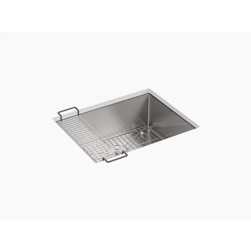 Strive 18.25' x 24' x 9.31' Stainless Steel Single Basin Undermount Kitchen Sink