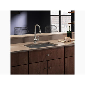 Strive 18.31' x 29' x 9.31' Stainless Steel Single Basin Undermount Kitchen Sink